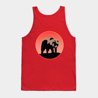 Grizzly Bear at Sunset Tank Top